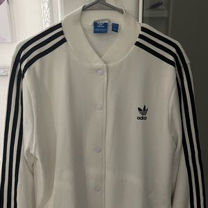 Adidas track jacket size large